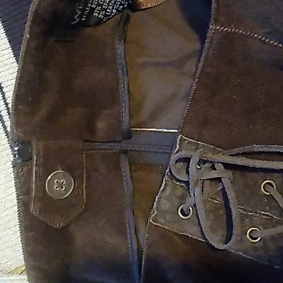 ⚜️  Corduroy Willi Smith Italian Pencil Skirt 8/10 Vintage Cool - Picture 3 of 16